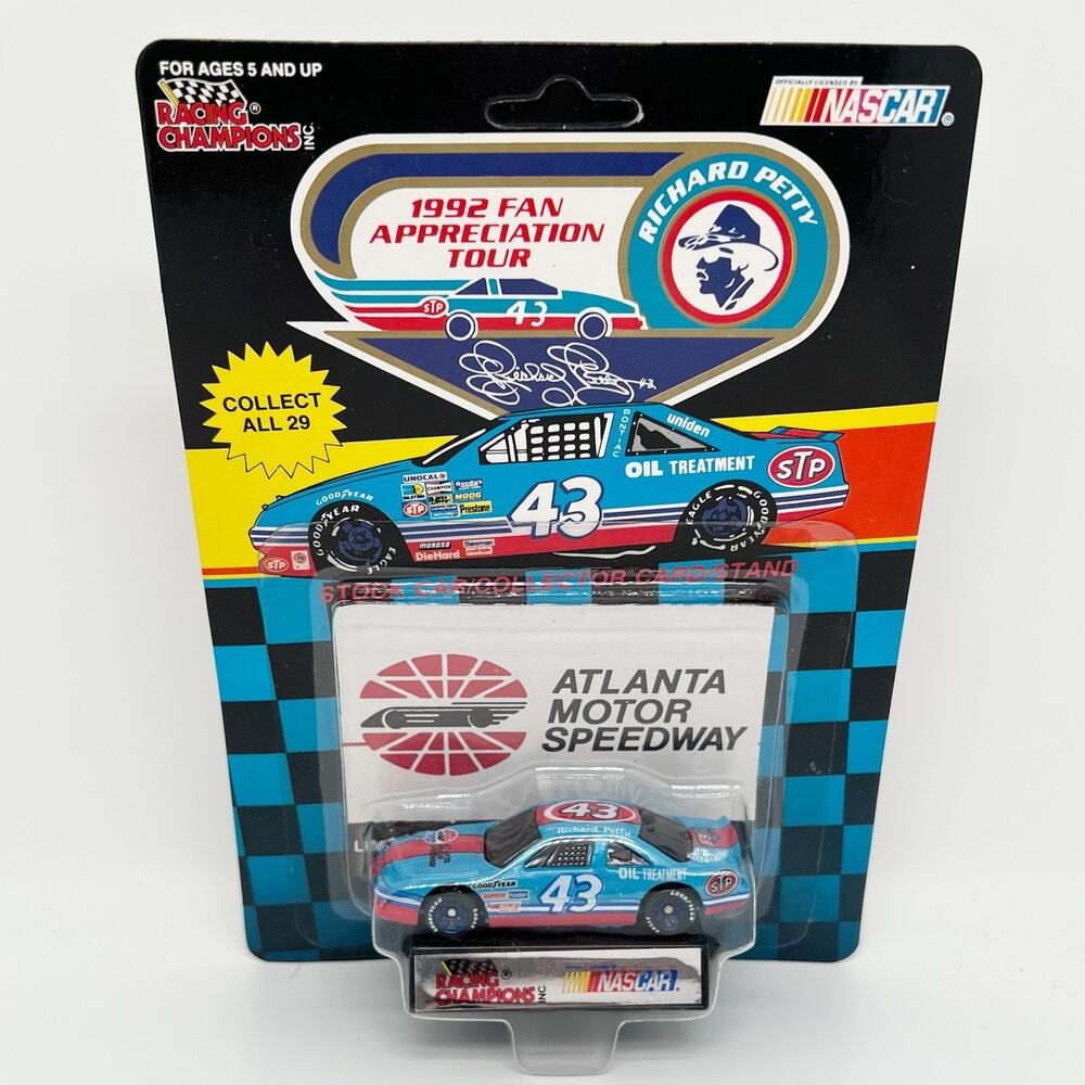 Richard Petty 43 Diecast Car 1992 Fan Appreciation Tour Atlanta Motor Speedway